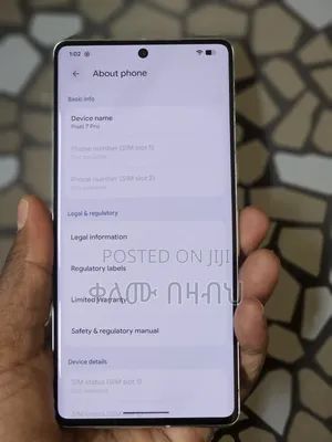 Google Pixel 7 Pro 256 GB White