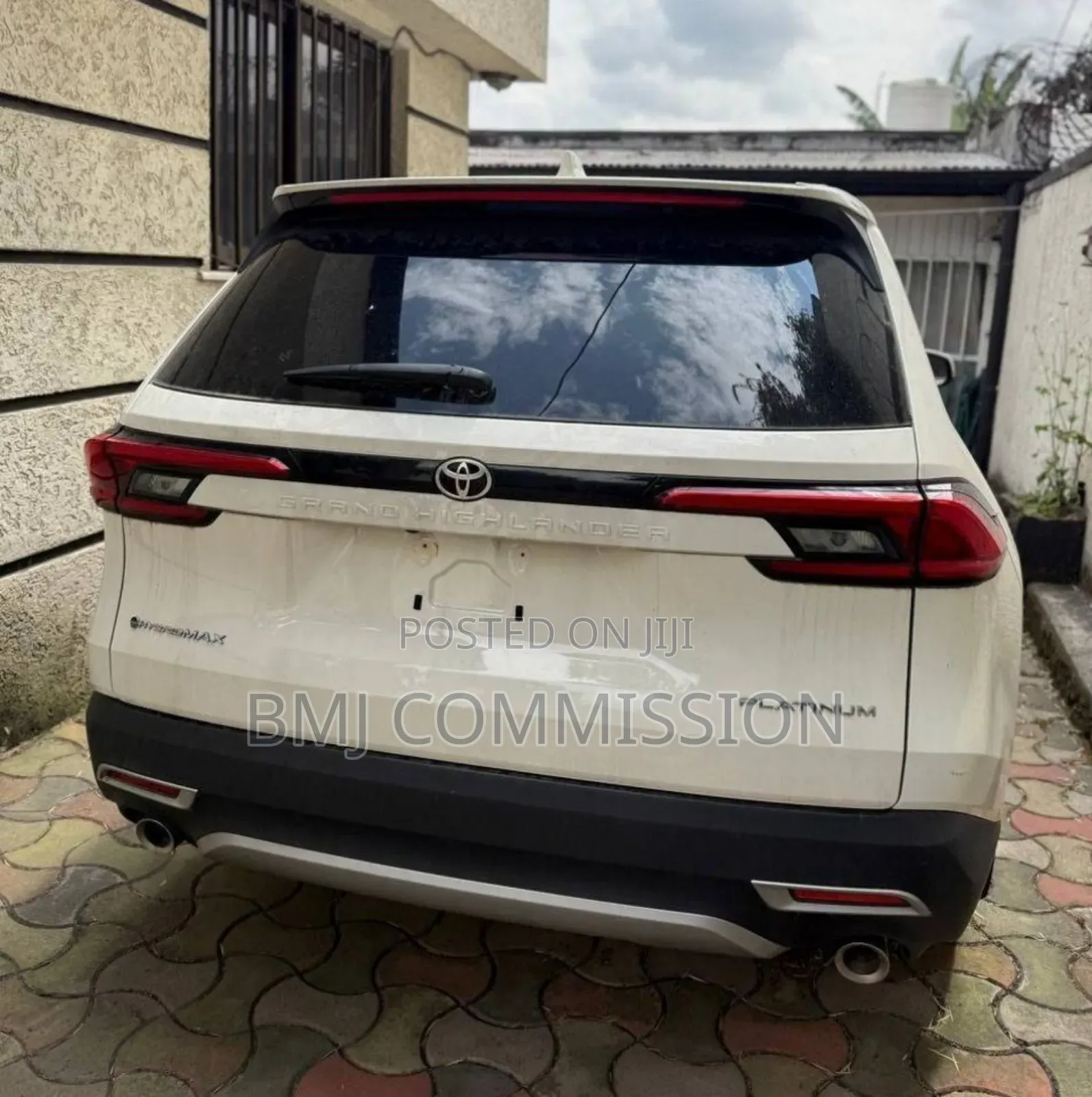 New Toyota Highlander Platinum 2025 White