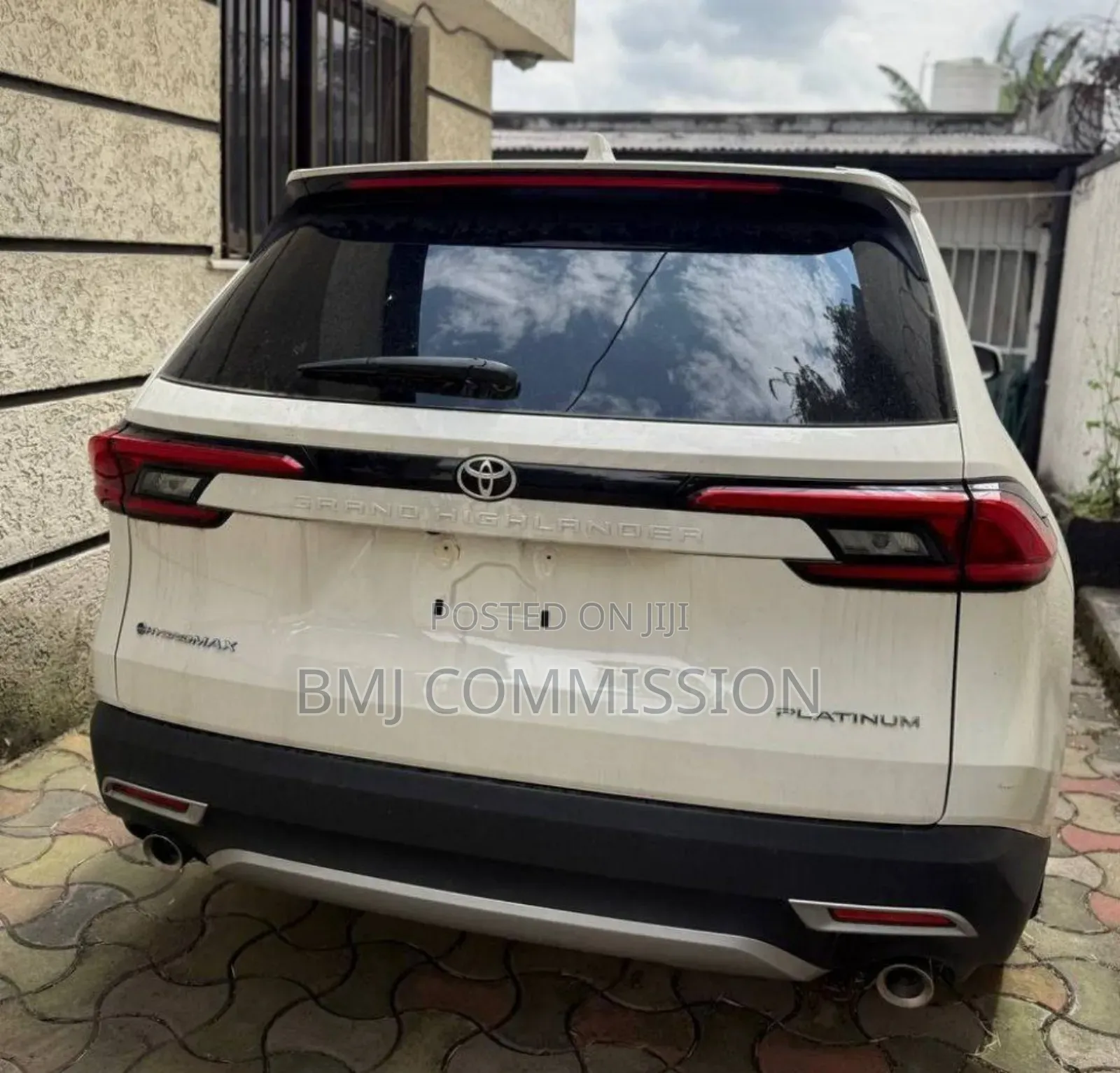 New Toyota Highlander Platinum 2025 White