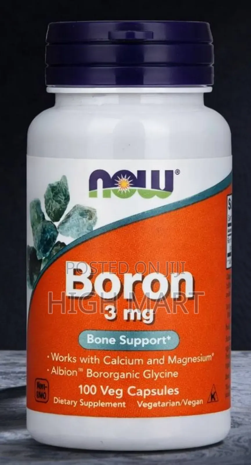 Boron 3mg, 100veg Capsules