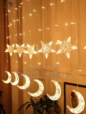 Ramadan Decoration Lights | Crescent Star String Lights