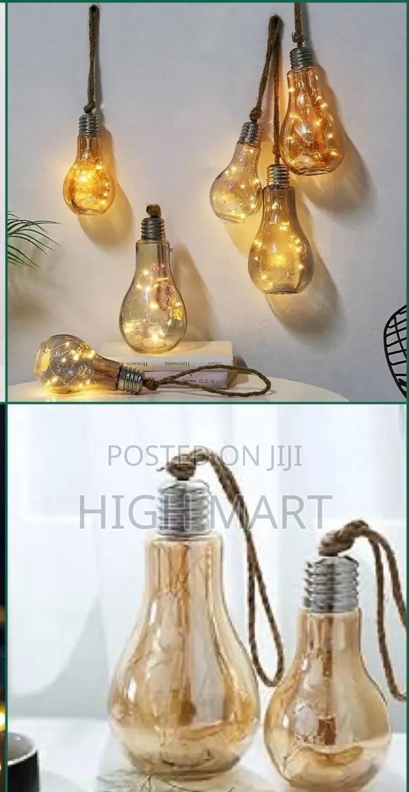 Hanging Bulb With Fairy Light