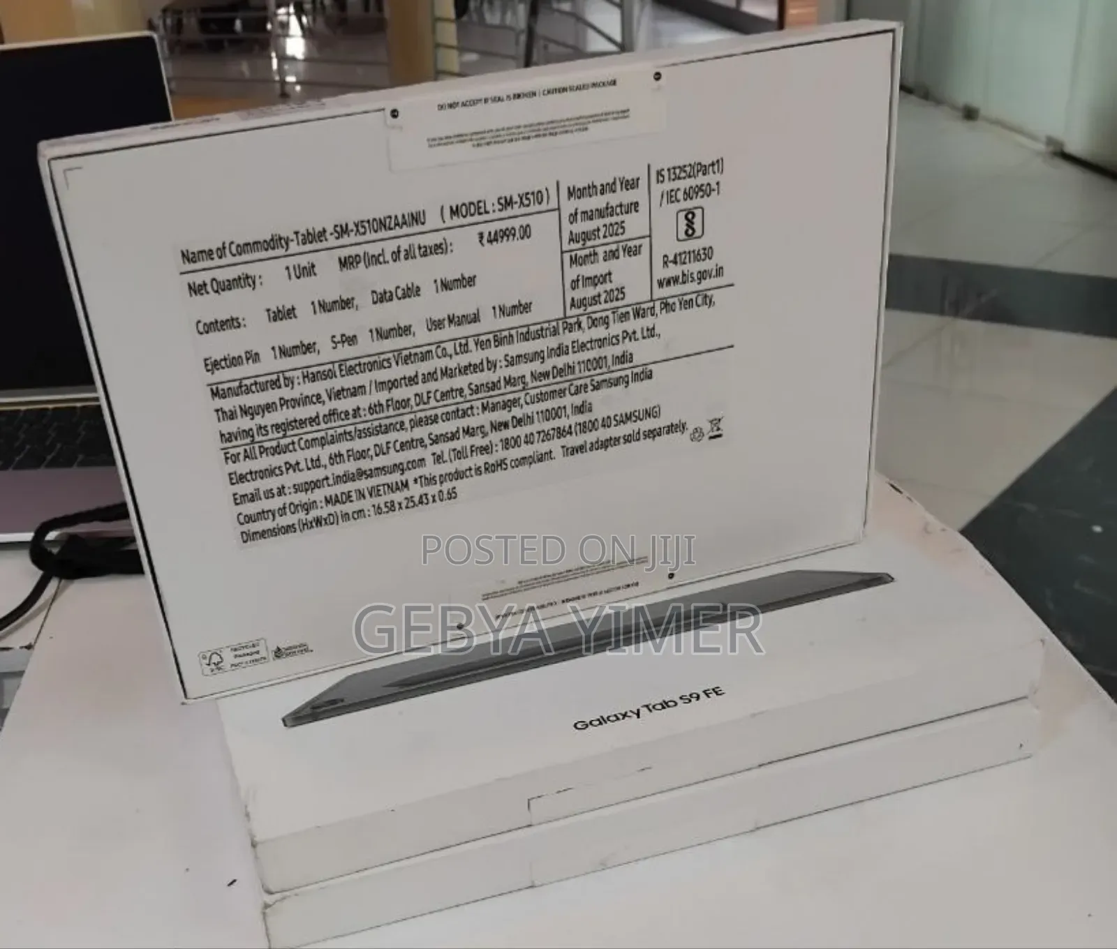 New Samsung Galaxy Tab S9 128 GB Silver