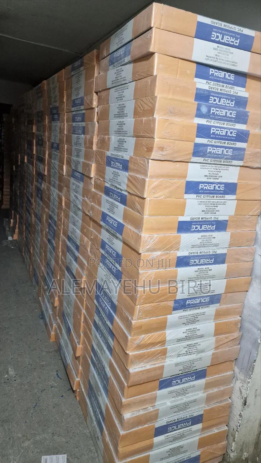 PVC Laminate Gypsum Bored 595*595 Mm With Accessories.Pattern 238