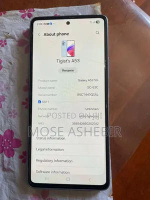 Samsung Galaxy A53 5G 128 GB White