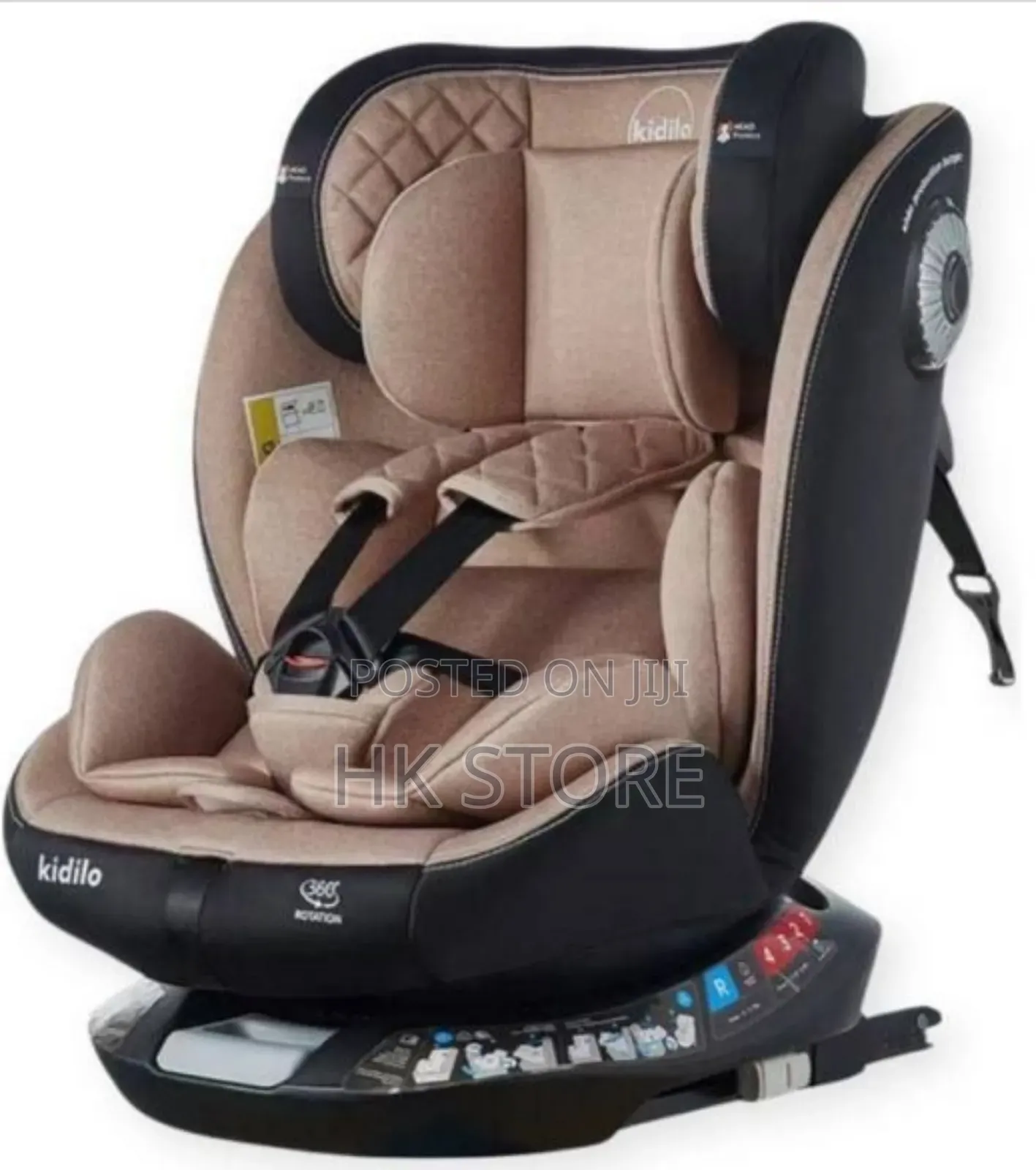 Kidilo 360° Rotating Car Seat With Isofix
