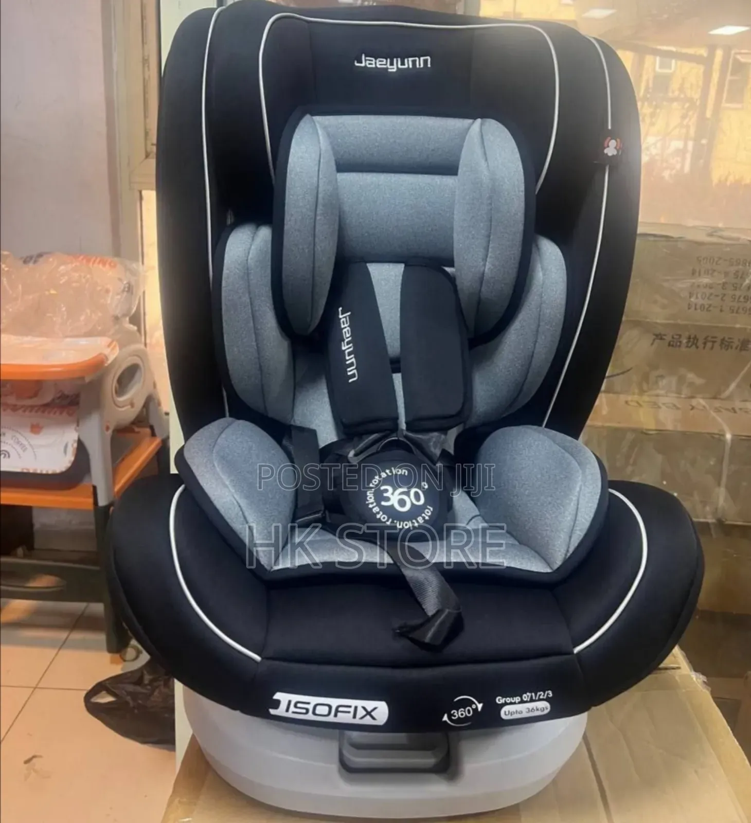 Kidilo 360° Rotating Car Seat With Isofix