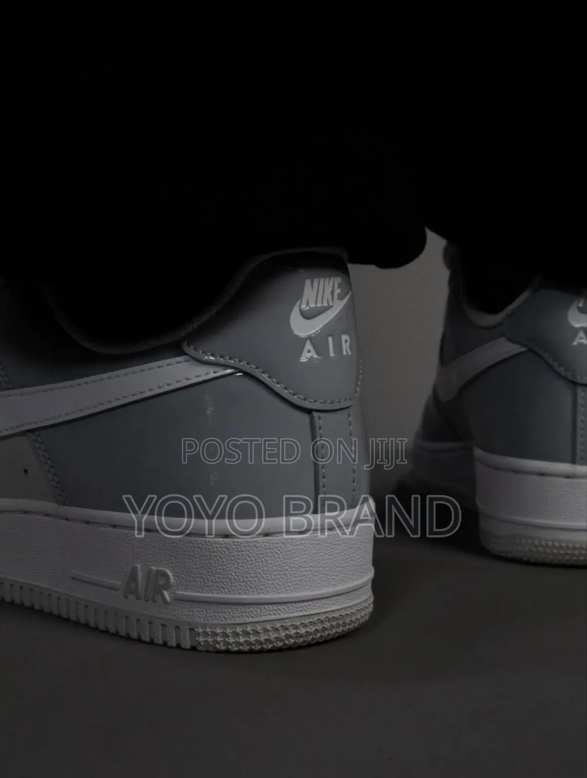 Nike Air Force 1 '07 Lv8 Wolf Gray Upper Patenet Lather Shoes