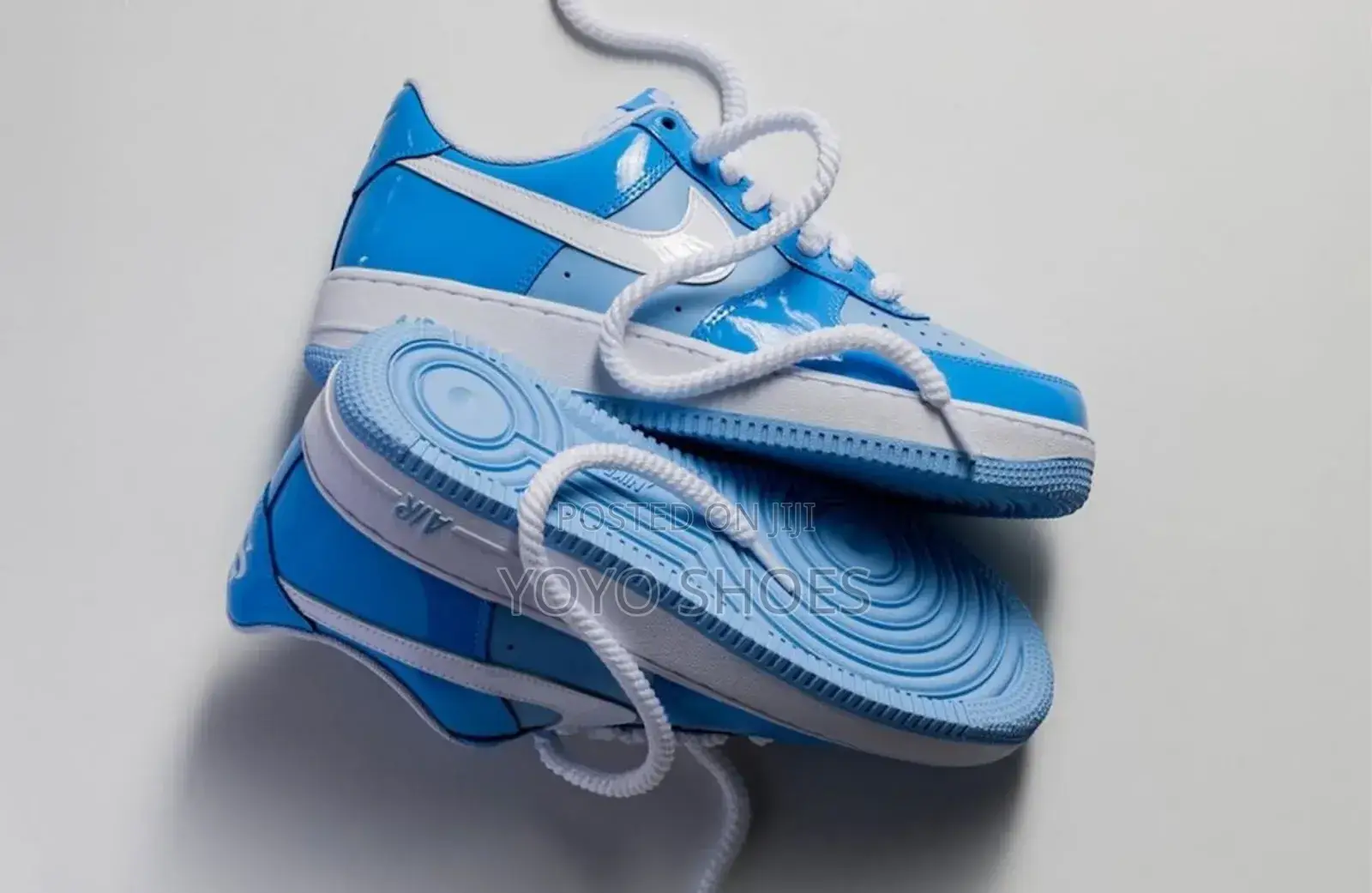Nike Air Force 1 07'lv8 Blue Lather Fashion Sneaker