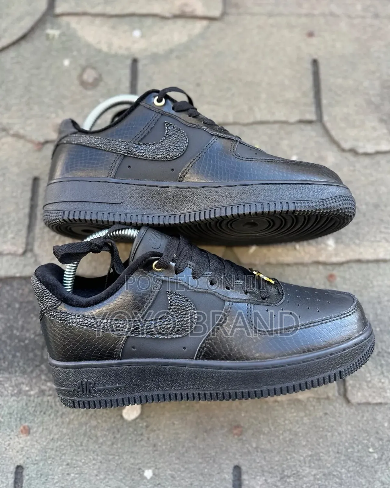 Nike Air Force 1 Low Anniversary Black Fashion Sneaker