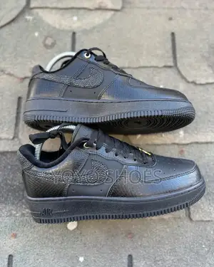 Nike Air Force 1 Low Anniversary Black Fashion Sneaker