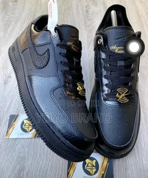 Nike Air Force 1 Low Anniversary Black Fashion Sneaker