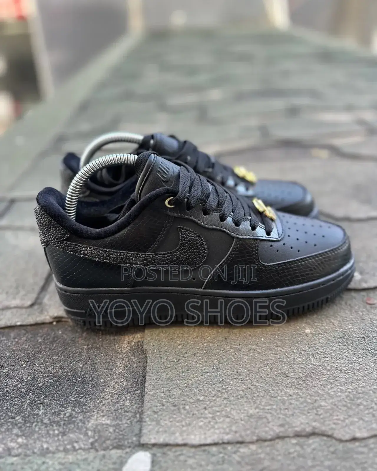 Nike Air Force 1 Low Anniversary Black Fashion Sneaker
