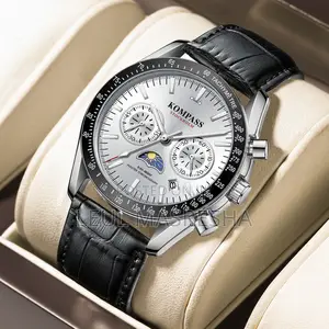 Kompass Day-Night Master Chronograph – Silver Black Edition