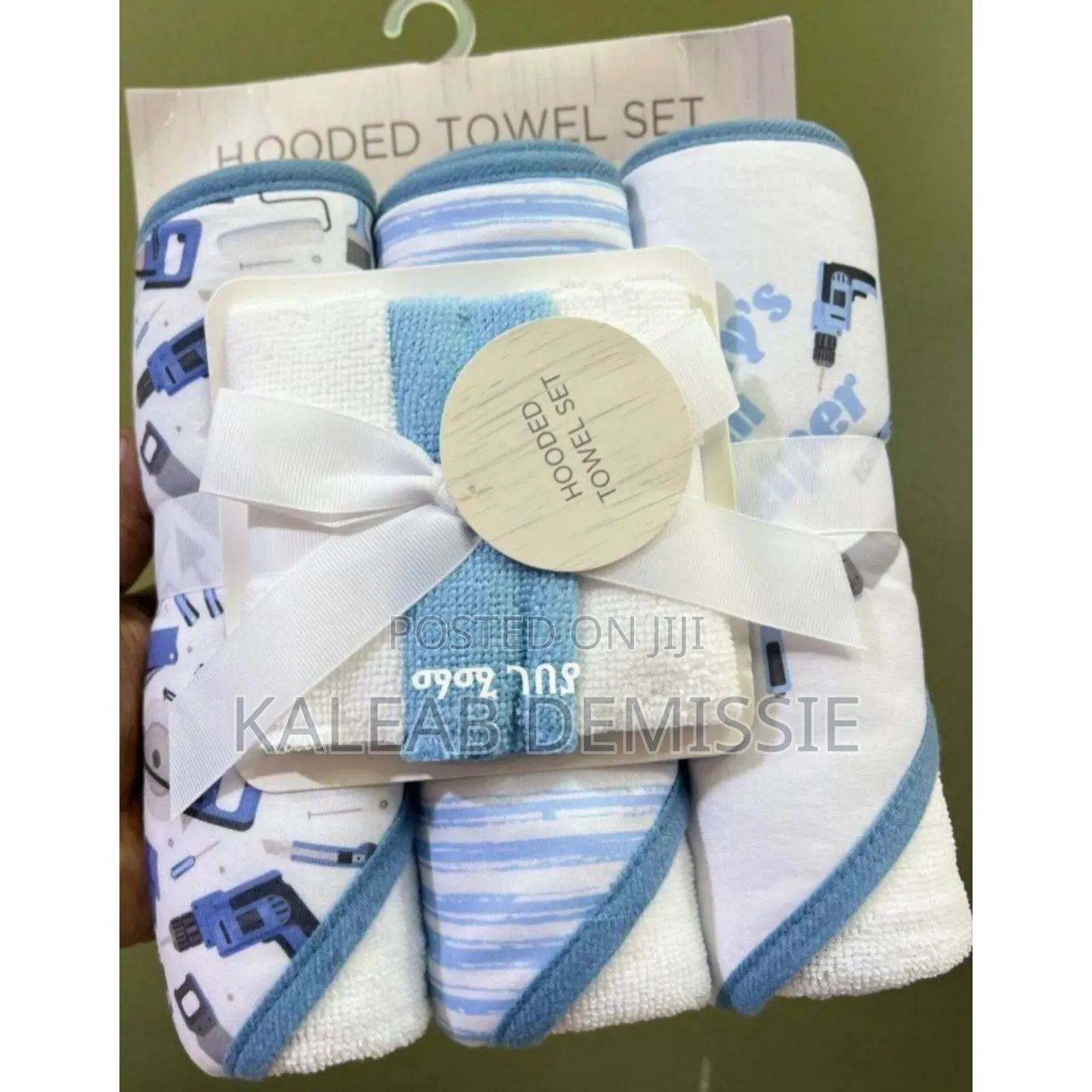 3 Piece Hooded Towel, 3 Piece Washcloths
