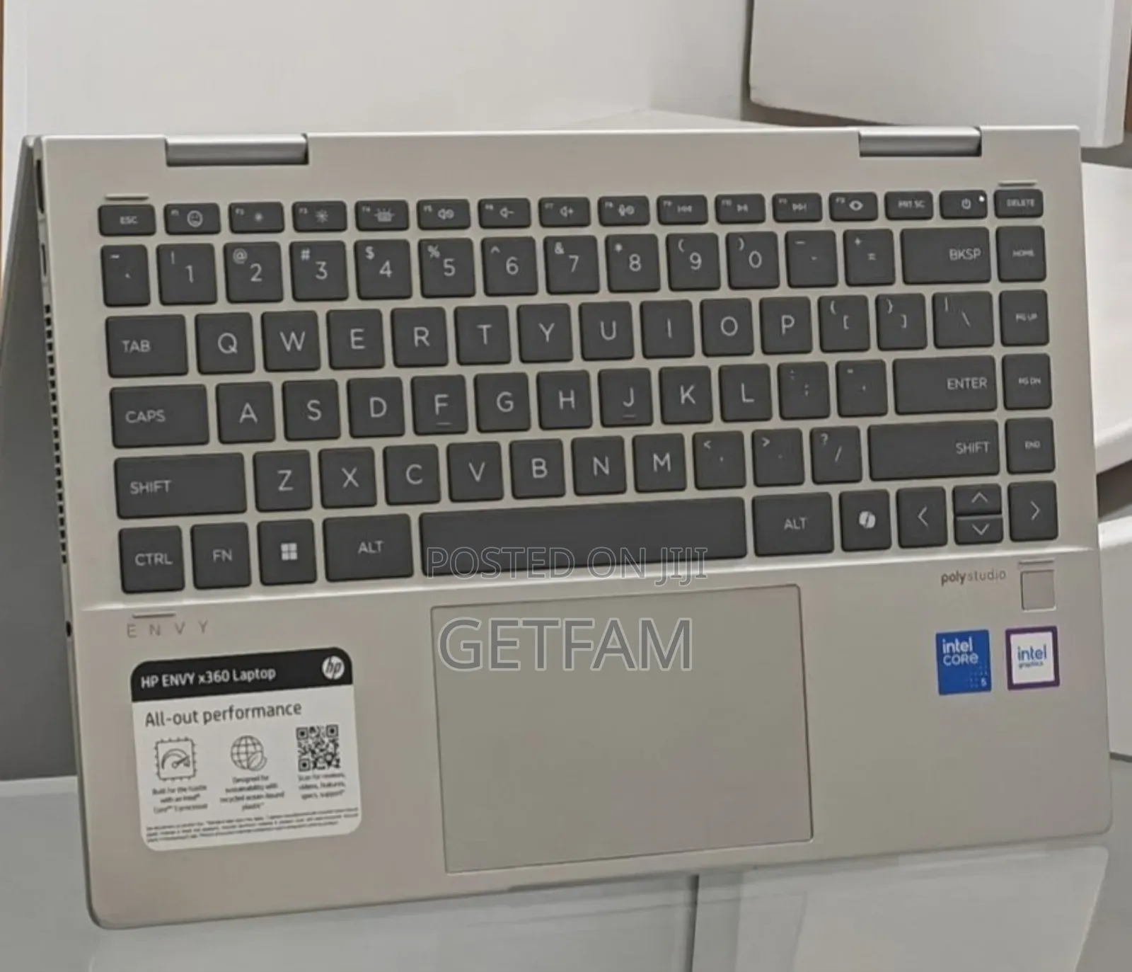 New Laptop HP Envy X360 8GB Intel SSD 512GB