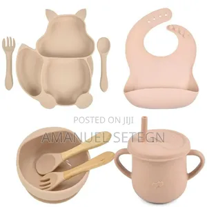 7in1 Silicon Baby Feeding Set