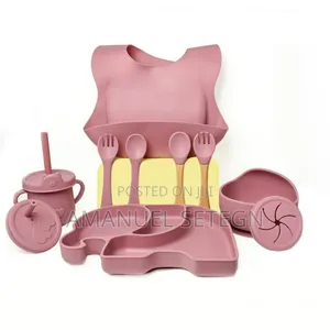 7in1 Silicon Baby Feeding Set