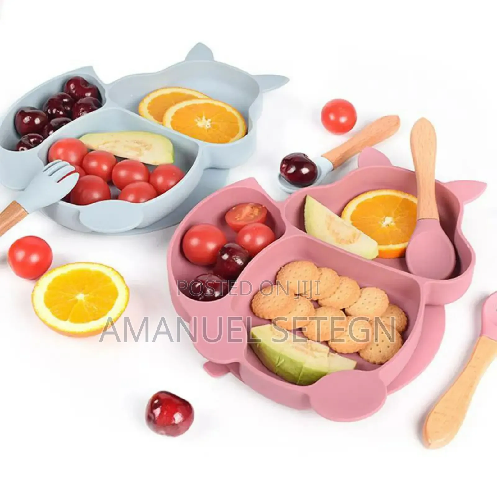 7in1 Silicon Baby Feeding Set