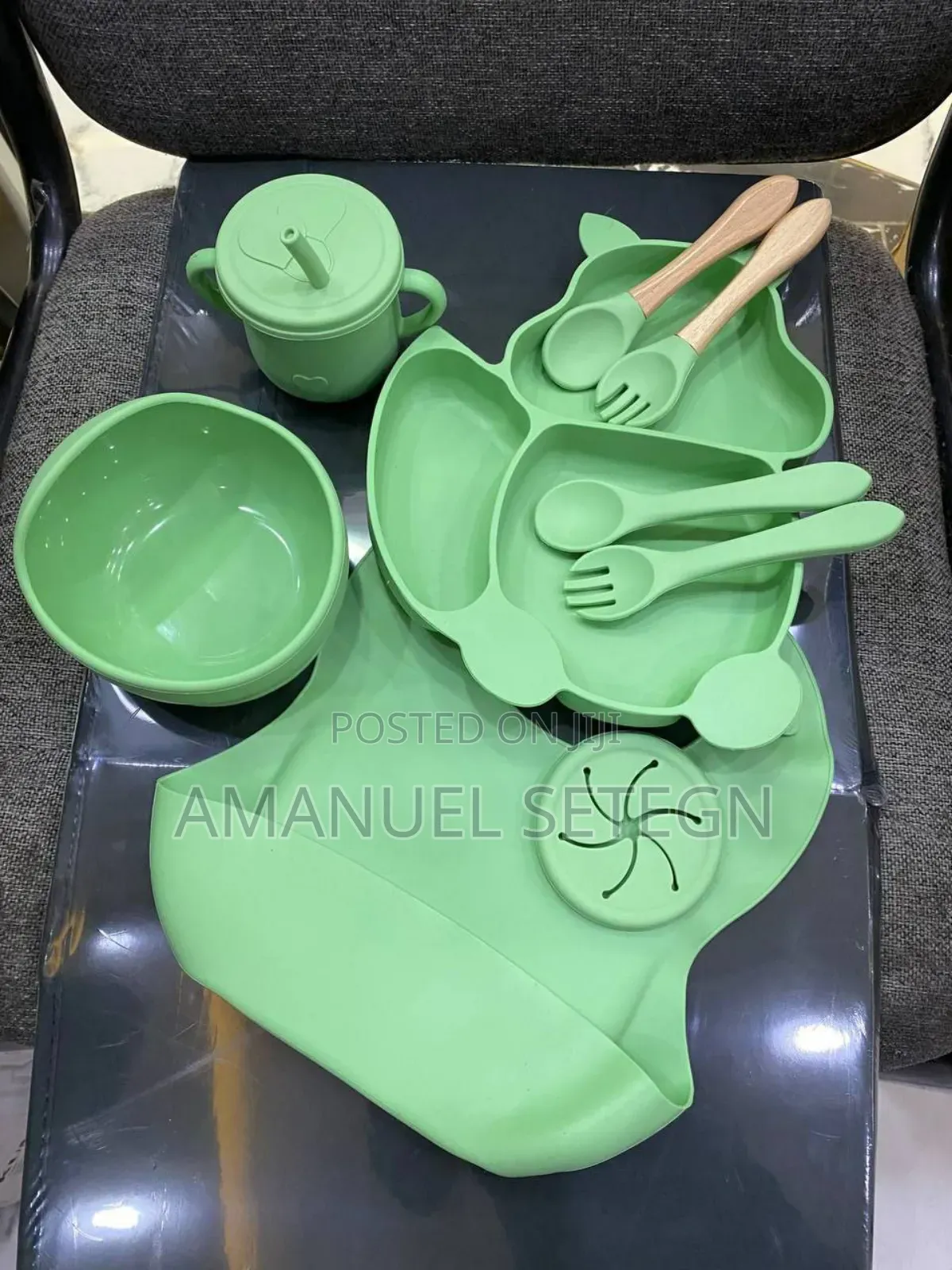 7in1 Silicon Baby Feeding Set