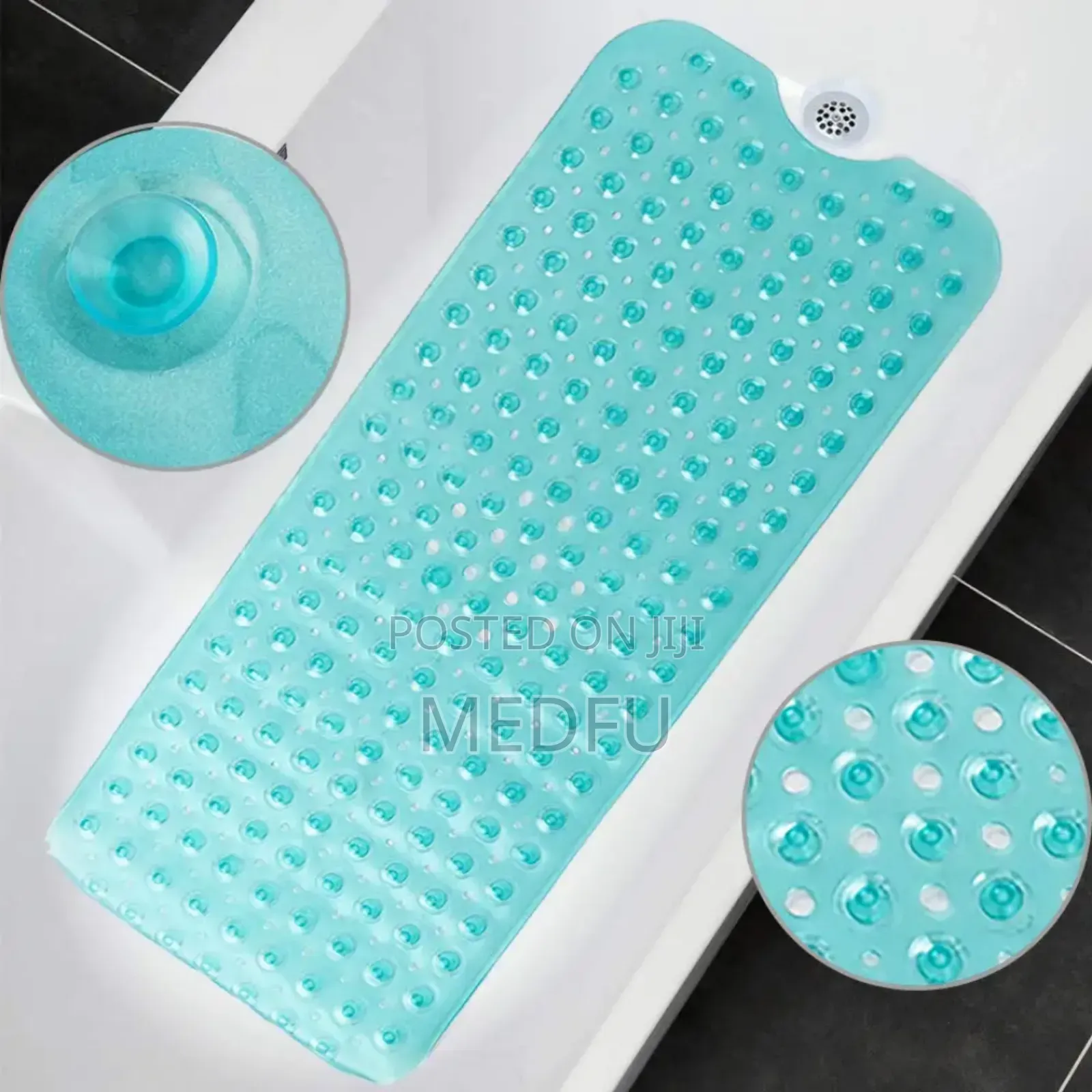 Silicone Anti Slip Bath Mat ⭕️ የሻዎር ቤት ምንጣፍ