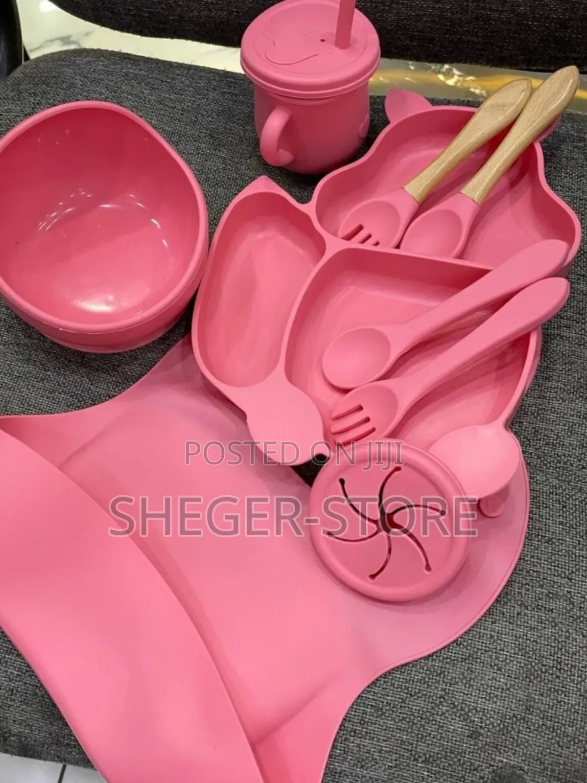 Orginal 7in1 Silicon Baby Feeding Set