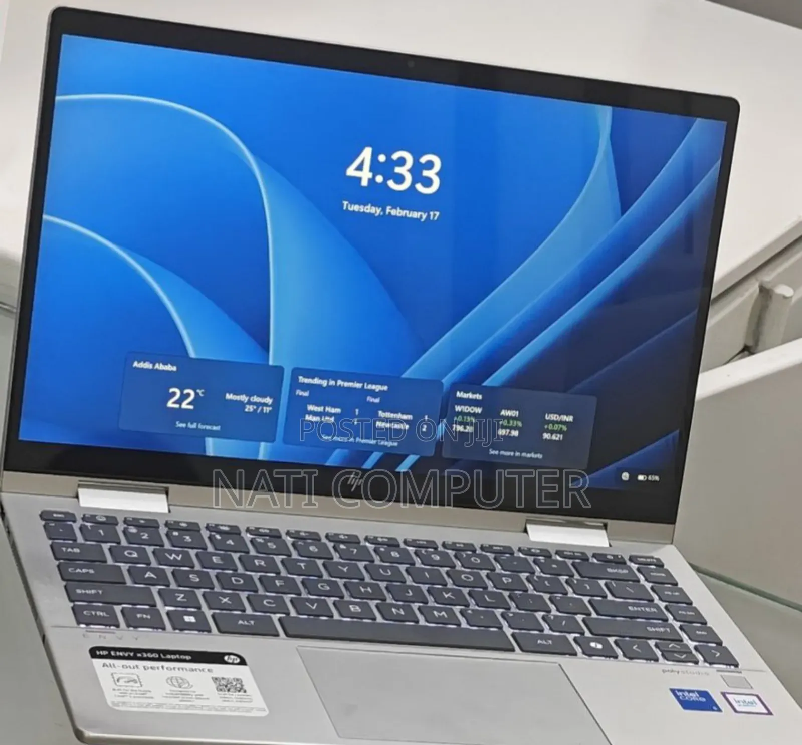 New Laptop HP Envy 14t 8GB Intel Core 5 SSD 1T