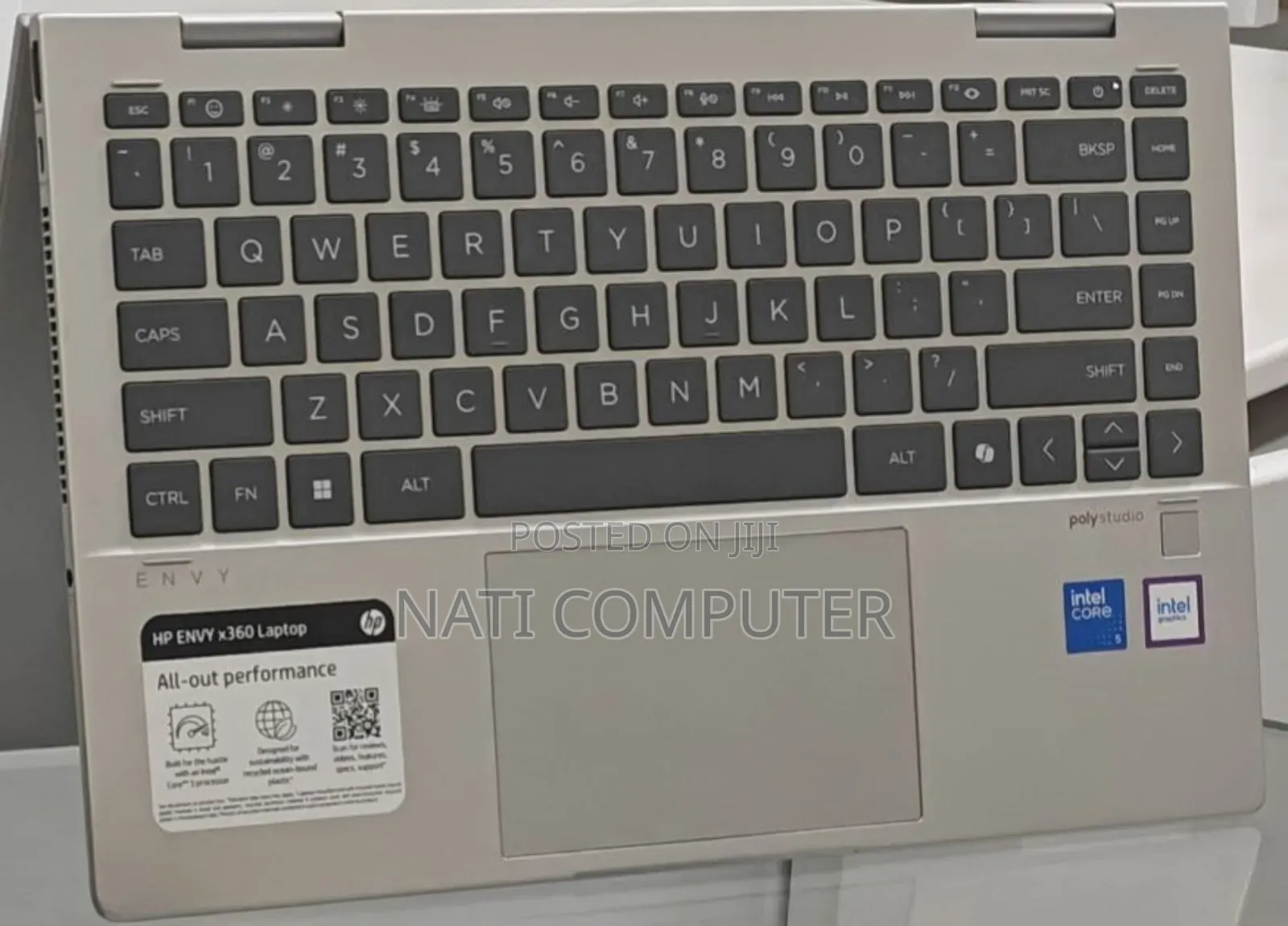 New Laptop HP Envy 14t 8GB Intel Core 5 SSD 1T