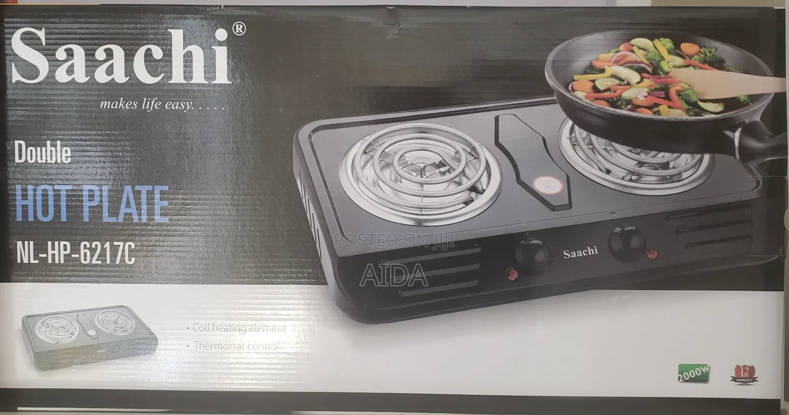 Saachi Double Hot Plate