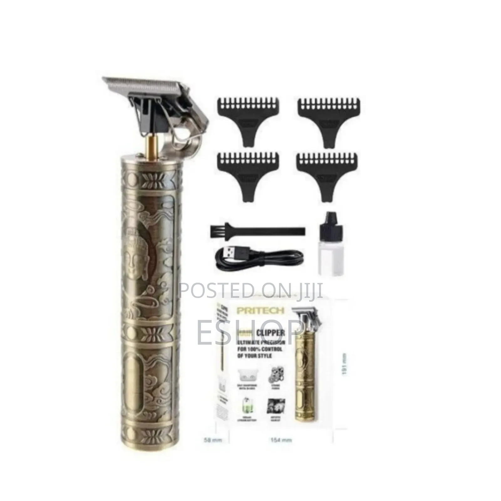 Professional Rotary Trimmer Kit – Fine Steel, Usb, Long Battery