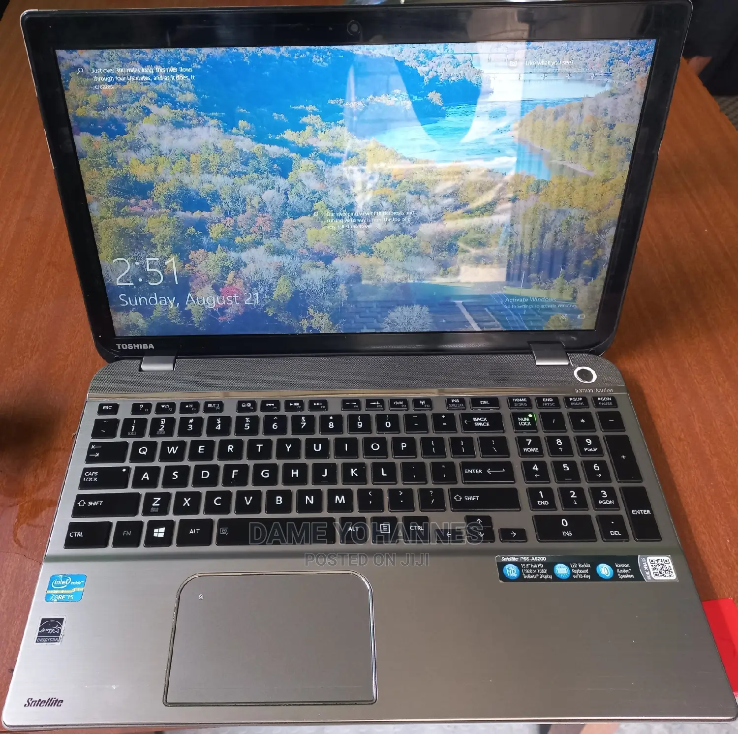 Laptop Toshiba 6GB Intel Core I5 HDD 700GB