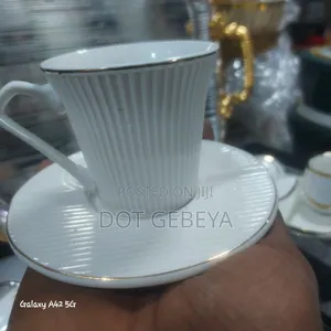 White Porcelain Coffee Cup