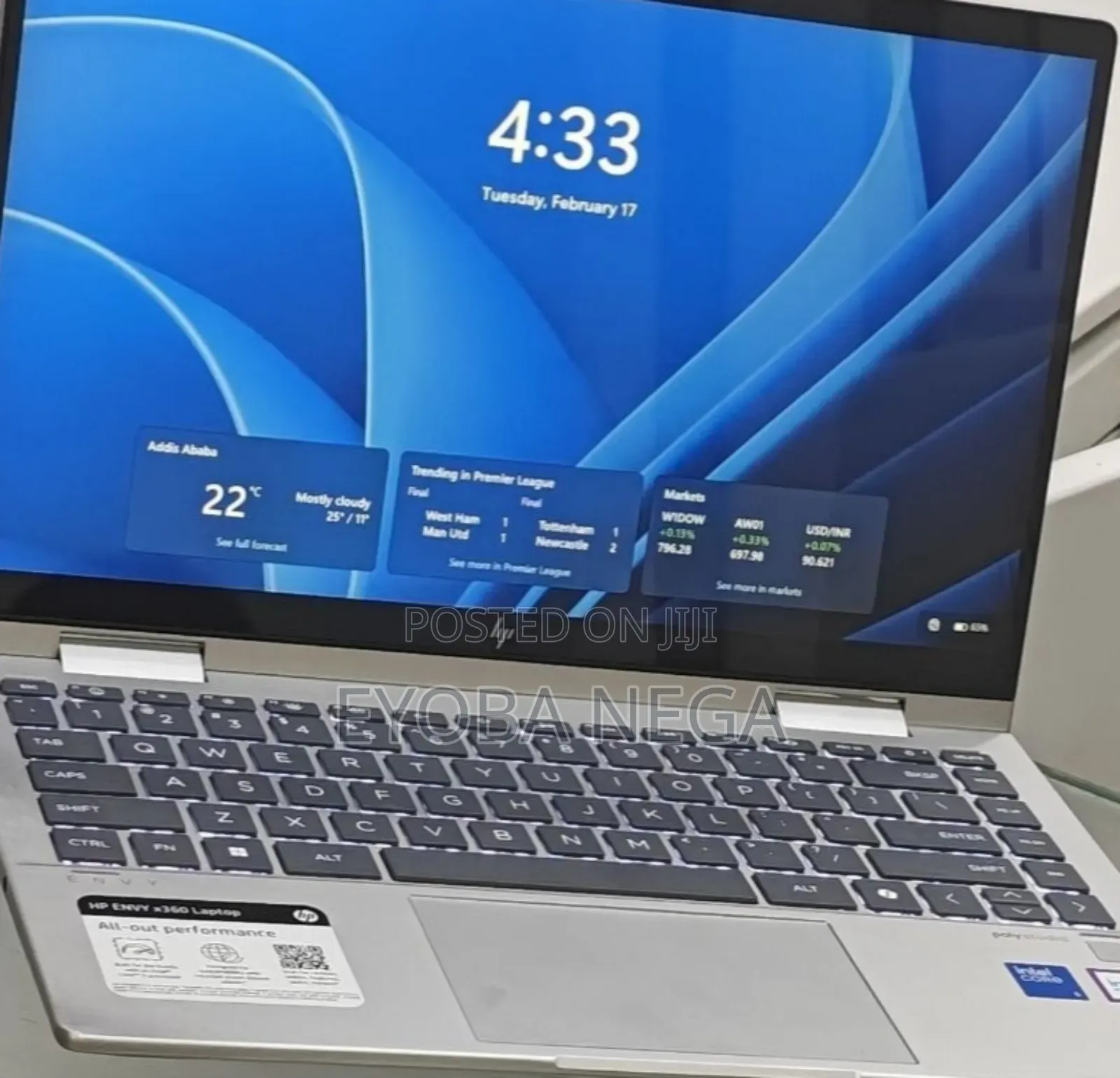 New Laptop HP Envy X360 8GB Intel Core 5 SSD 1T