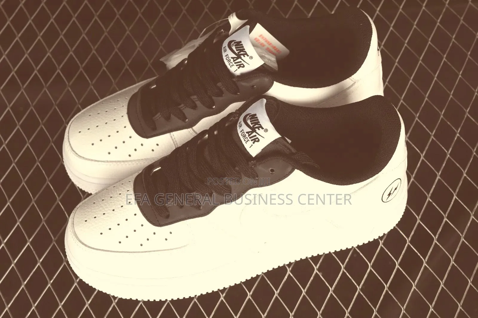 Nike Airforce Balck and White Split