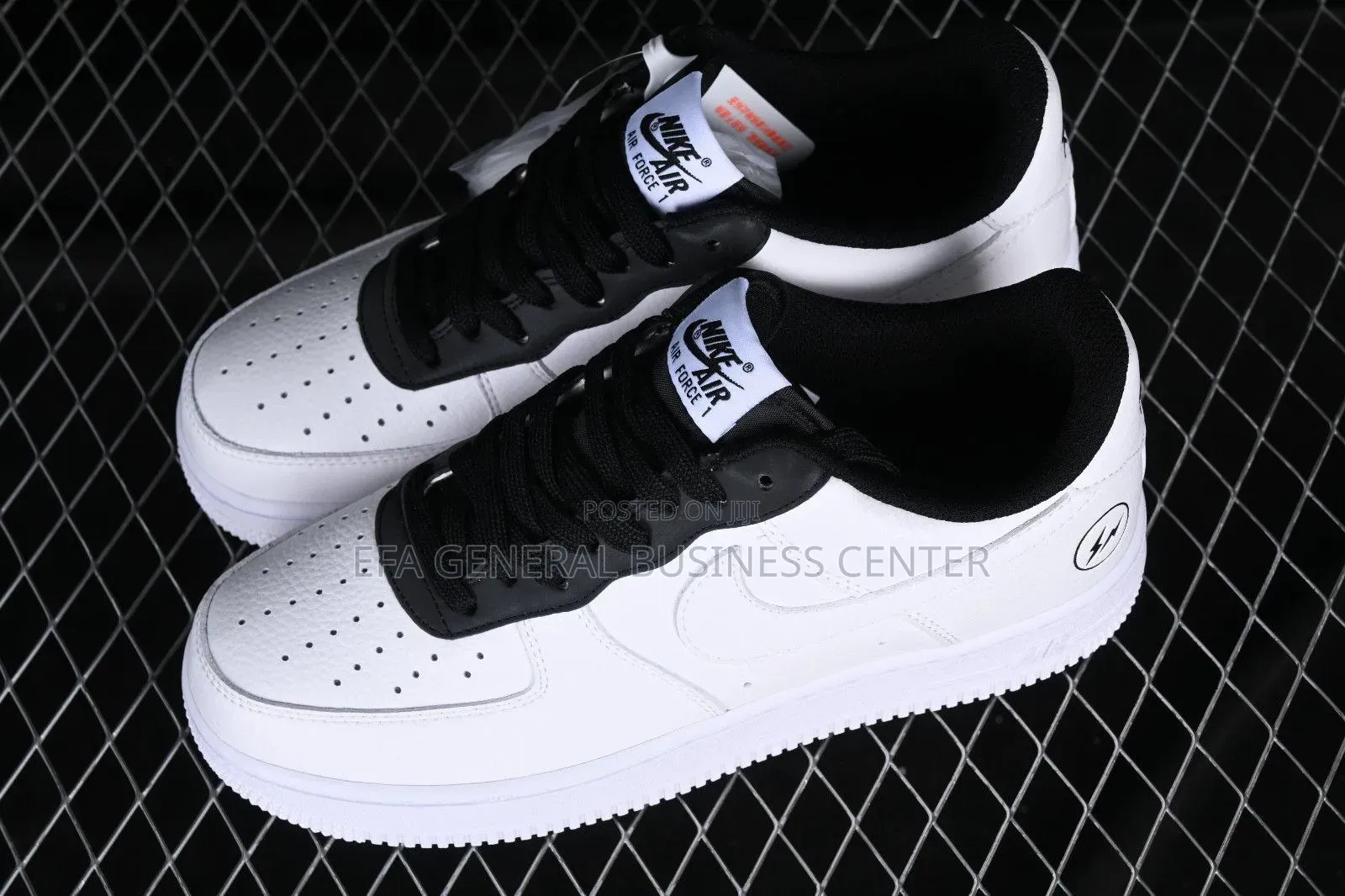 Nike Airforce Balck and White Split