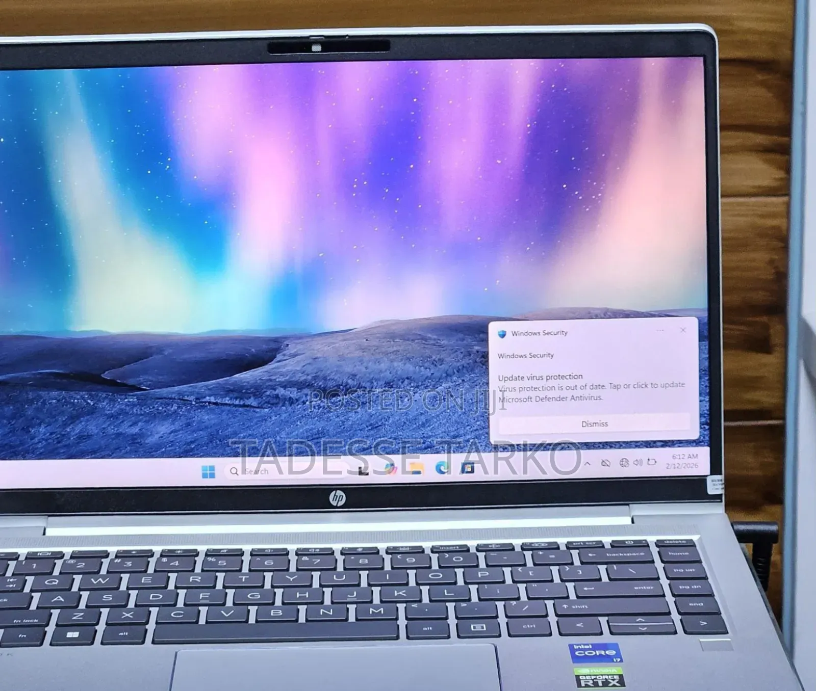 New Laptop HP 16GB Intel Core I7 SSD 512GB