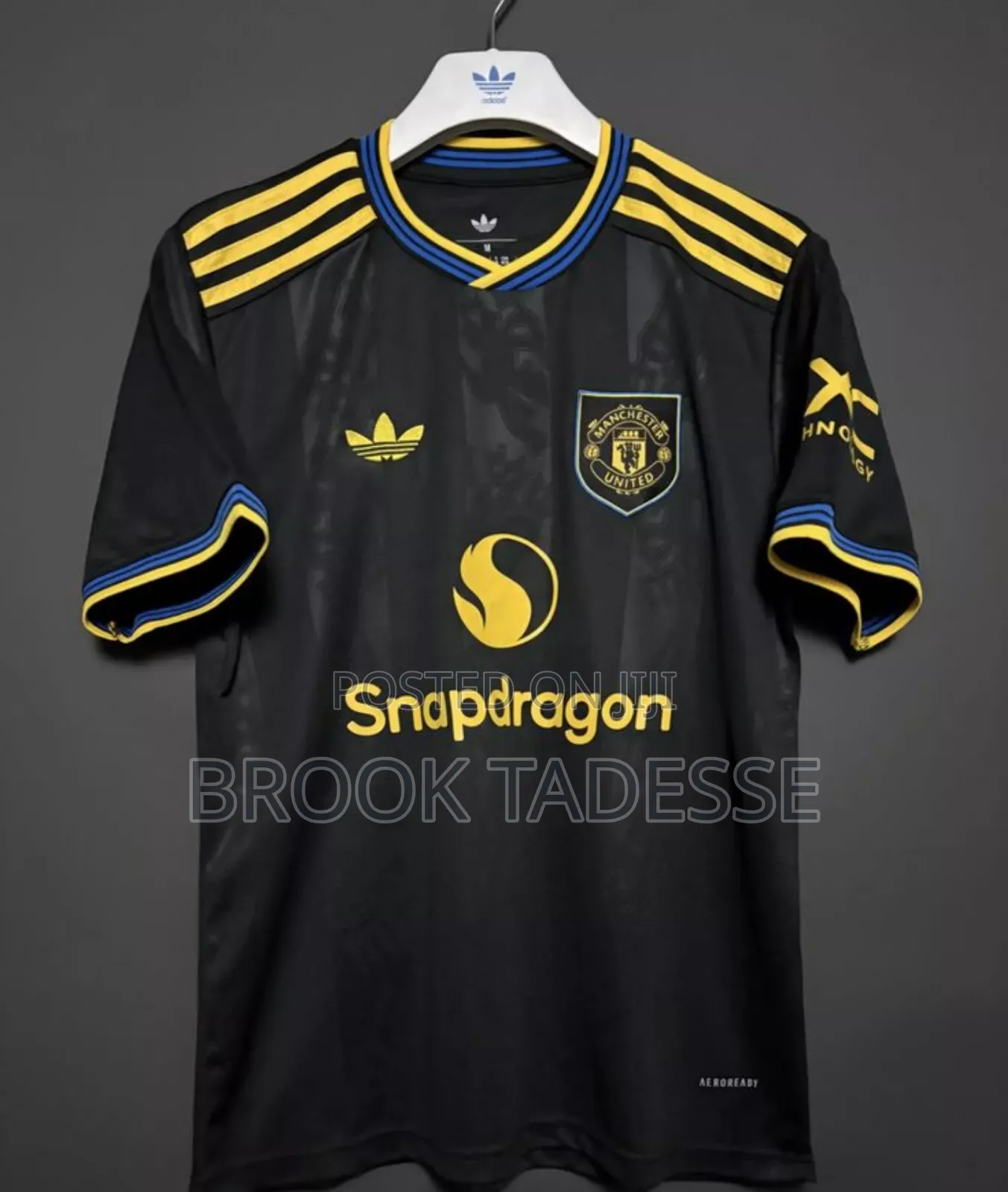 Black Manchester United Jersey – Premium Fan Edition