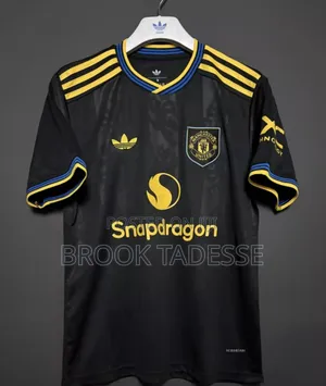 Black Manchester United Jersey – Premium Fan Edition