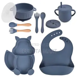 7in1 Silicon Baby Feeding Set