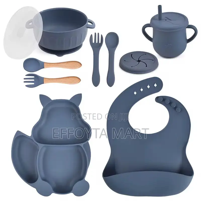 7in1 Silicon Baby Feeding Set