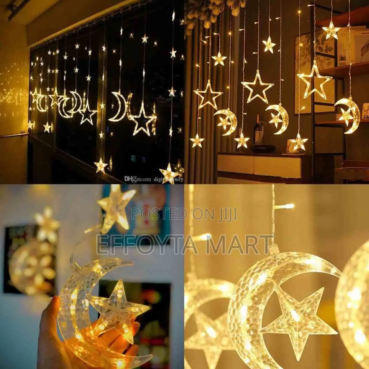 Decorative Moon Star Shape Led Light(Ramadan Light )