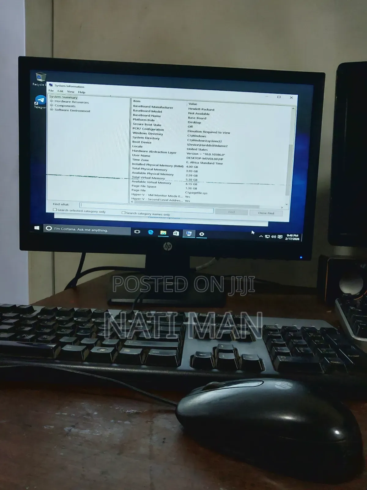 New Desktop Computer HP 280 G3 48GB Intel Core I3 HDD 500GB