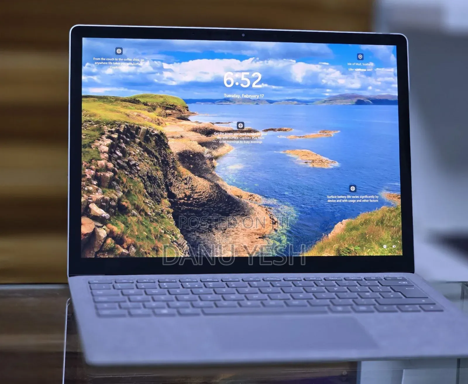 New Laptop Microsoft Surface 16GB Intel Core i7 SSD 256GB