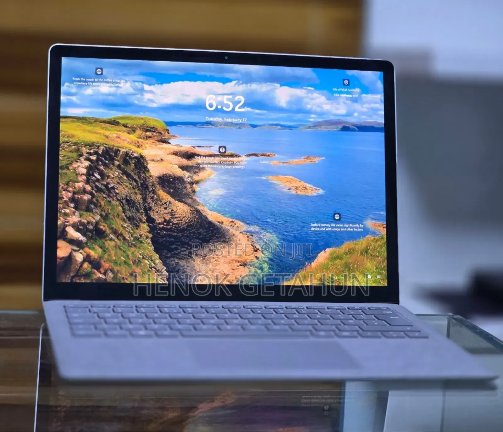 New Laptop Microsoft Surface 16GB Intel Core I7 SSD 256GB