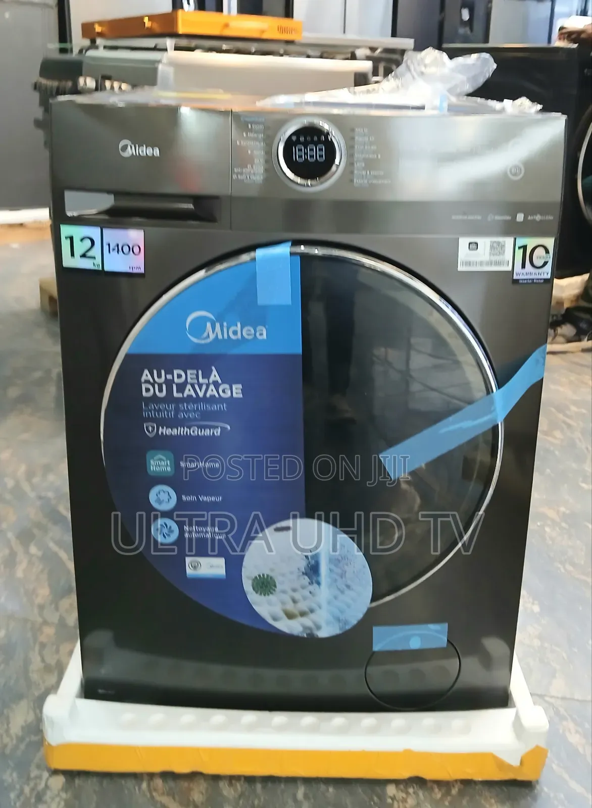 Automatic Washing Machine,Media Likely a 12kg Capacity Model.