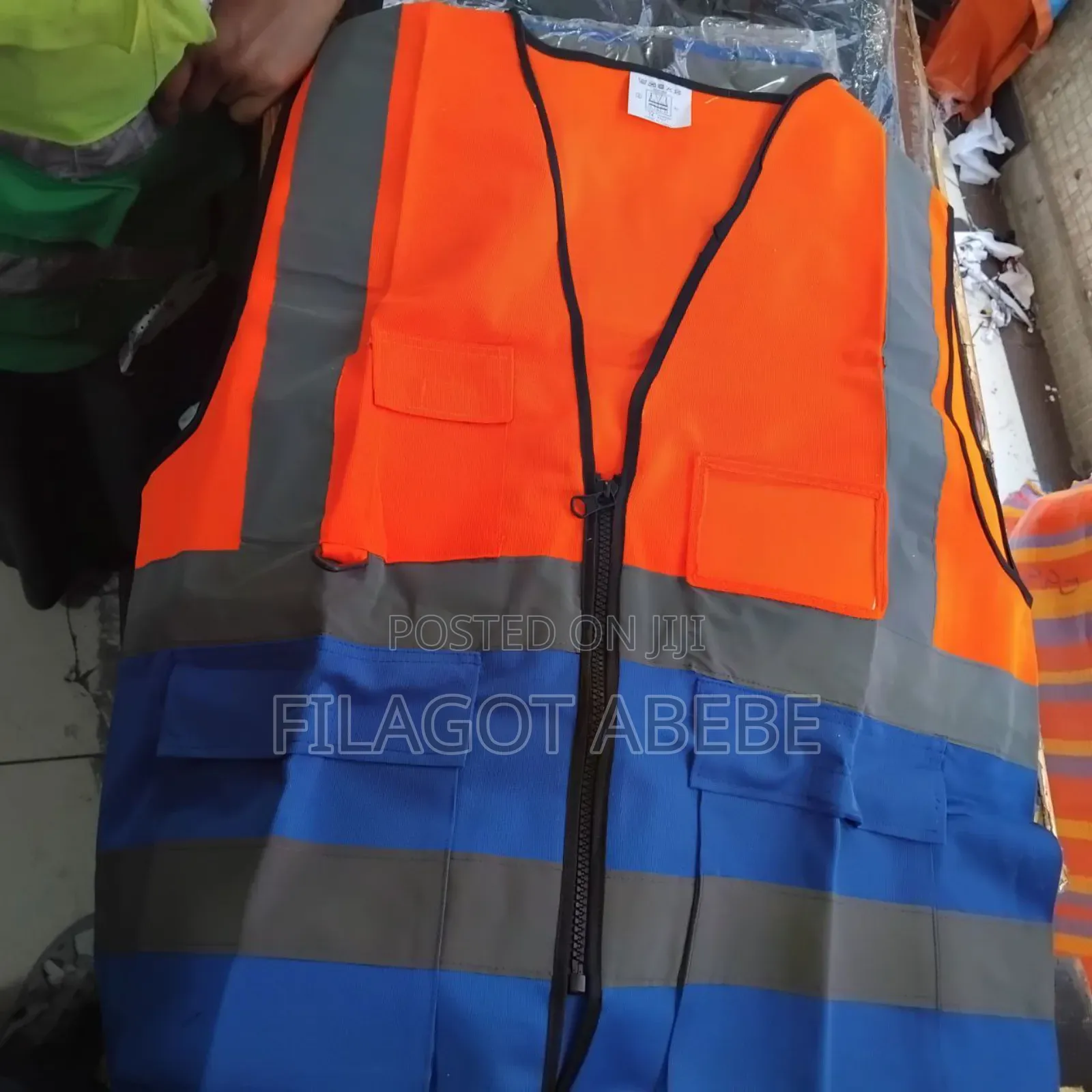 Reflective Orange Safty Jacket