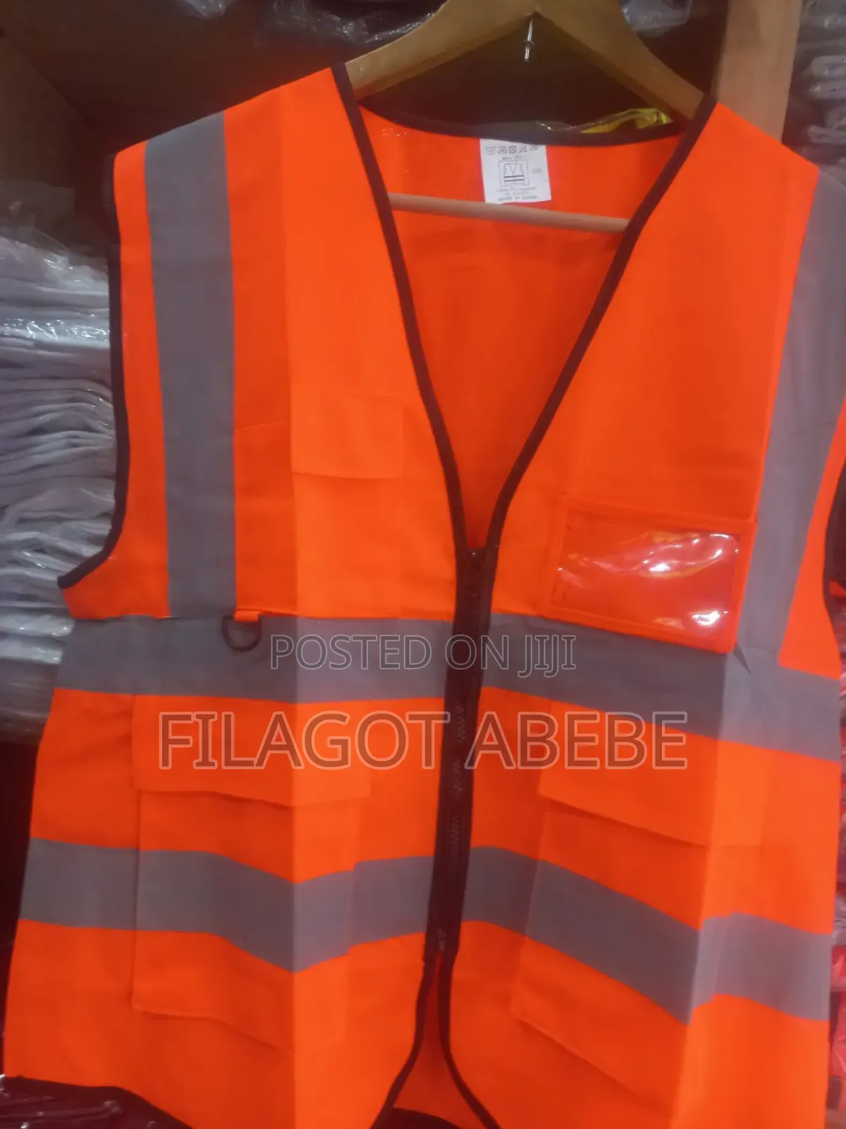 Reflective Orange Safty Jacket