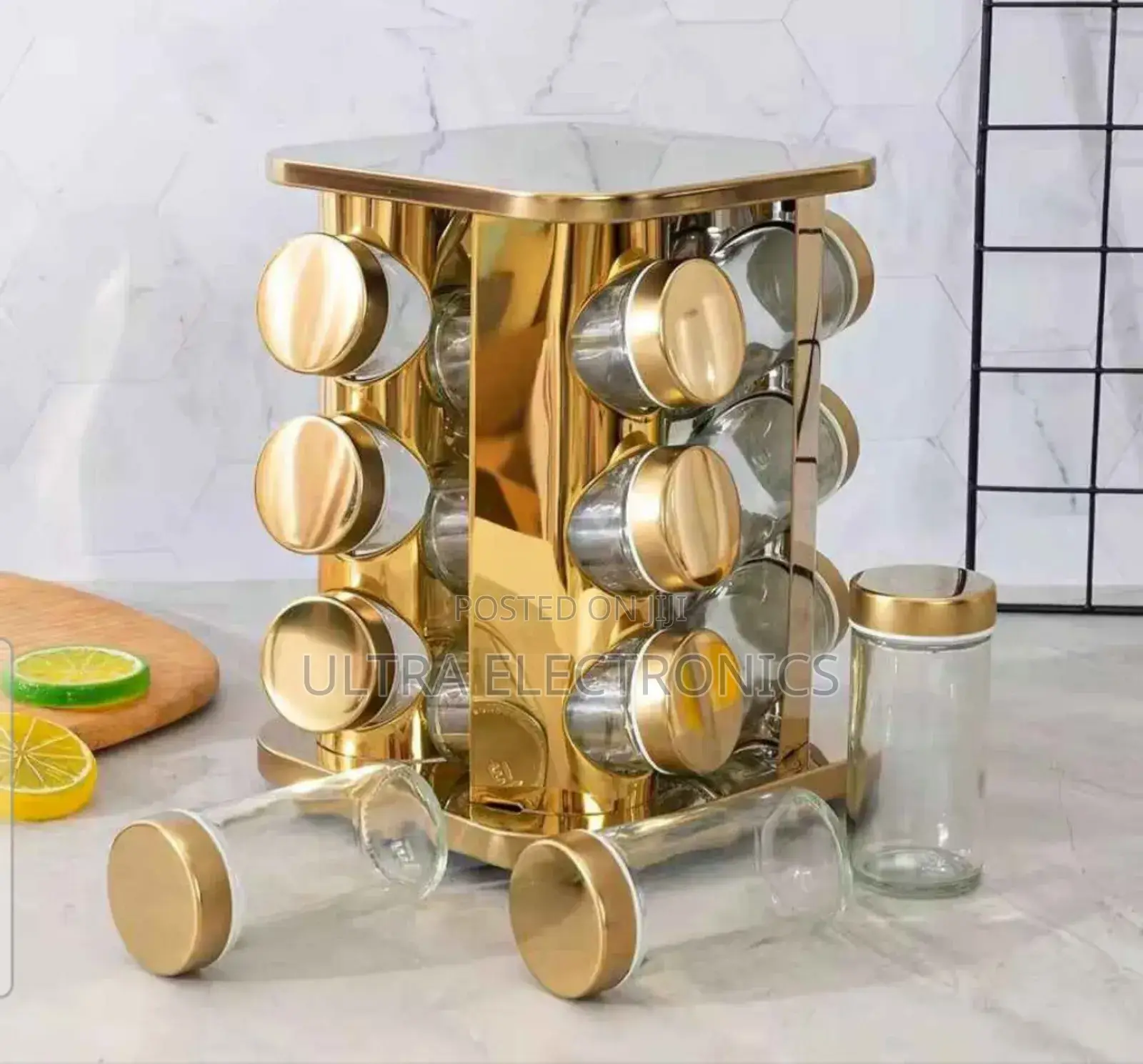 12 Jar Rotating Spice Carousel