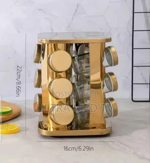 12 Jar Rotating Spice Carousel