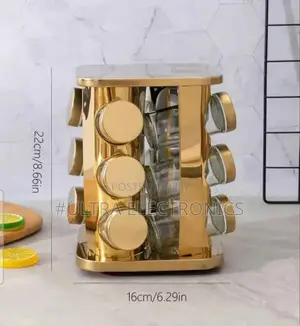 12 Jar Rotating Spice Carousel